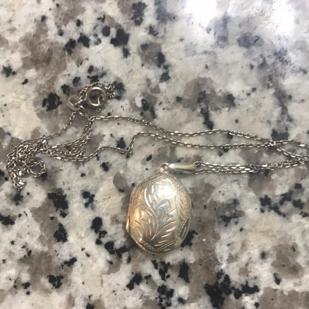 Sterling silver locket